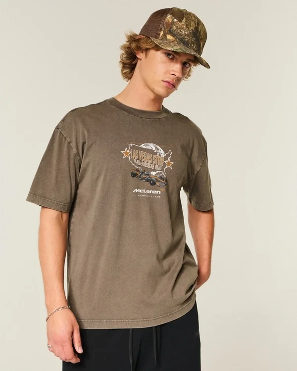Boxy Cotton McLaren Graphic Tee Boxy Cotton McLaren Graphic Tee