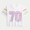 Boxy Crop Number Graphic Jersey Boxy Crop Number Graphic Jersey