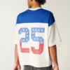 Boxy Crop Number Graphic Jersey Boxy Crop Number Graphic Jersey