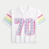 Boxy Crop Number Graphic Jersey Boxy Crop Number Graphic Jersey