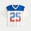 Boxy Crop Number Graphic Jersey Boxy Crop Number Graphic Jersey
