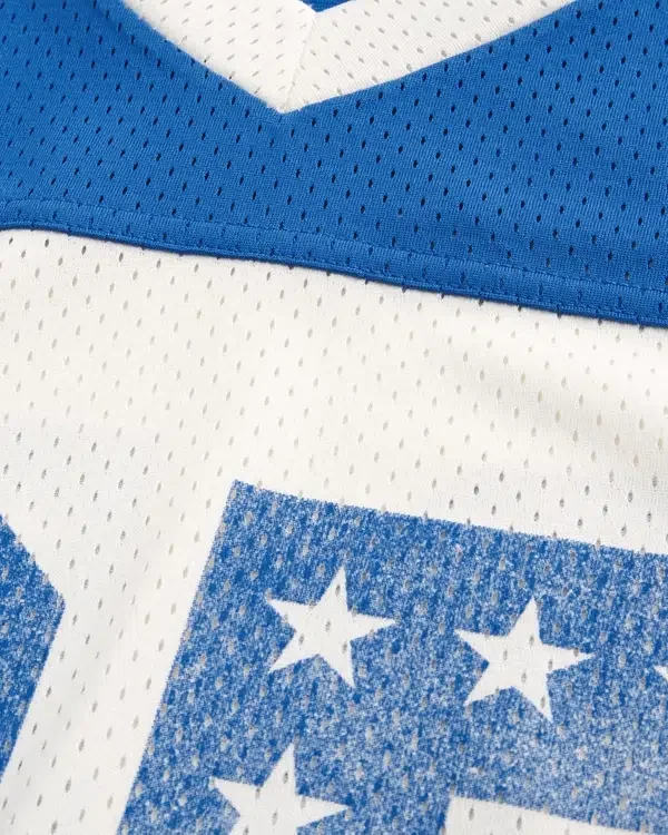 Boxy Crop Number Graphic Jersey Boxy Crop Number Graphic Jersey