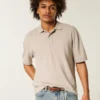 Boxy Crop Washed Polo