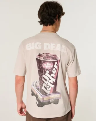 Boxy Dr Pepper Grafik-T-Shirt