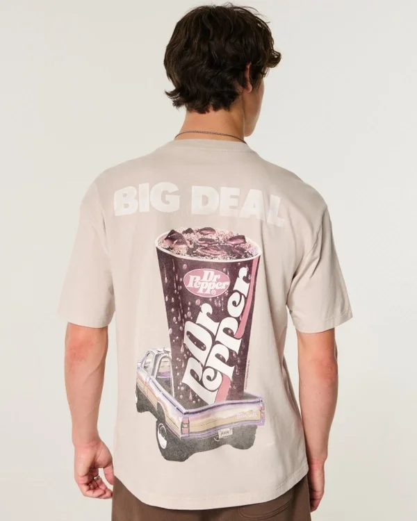 Boxy Dr Pepper Grafik-T-Shirt Boxy Dr Pepper Grafik-T-Shirt