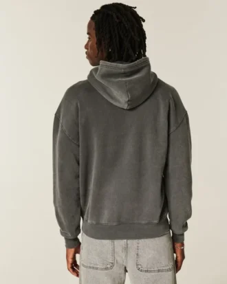 Boxy Forest Hills Athletics Grafik-Hoodie