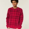 Boxy Fuzzy Crew Sweater Boxy Fuzzy Crew Sweater