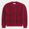 Boxy Fuzzy Crew Sweater Boxy Fuzzy Crew Sweater