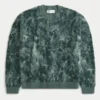 Boxy Fuzzy Crew Sweater Boxy Fuzzy Crew Sweater
