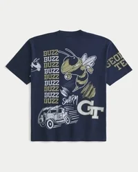Boxy Georgia Tech Yellow Jackets Grafik-T-Shirt