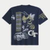 Boxy Georgia Tech Yellow Jackets Grafik-T-Shirt