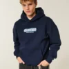 Boxy Glacier Montana Graphic Hoodie