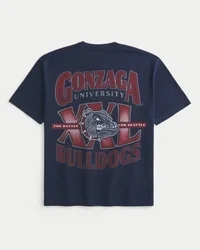 Boxy Gonzaga University Bulldogs Grafik-T-Shirt