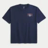 Boxy Gonzaga University Bulldogs Grafik-T-Shirt