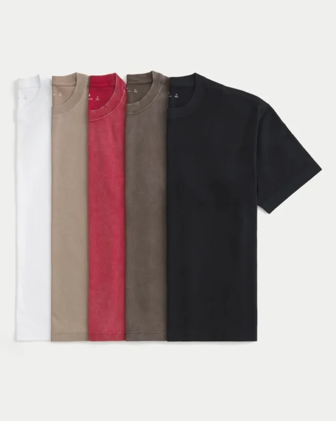 Boxy Heavyweight Crew T-Shirt 5er-Pack Boxy Heavyweight Crew T-Shirt 5er-Pack