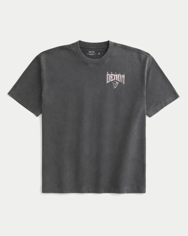Boxy Heavyweight Dodge Demon Graphic Tee Boxy Heavyweight Dodge Demon Graphic Tee