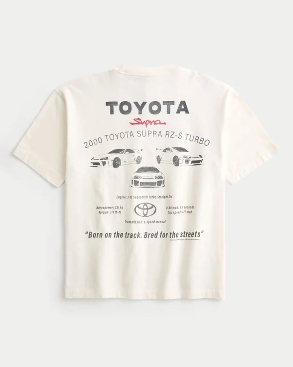 Boxy Heavyweight Toyota Supra Graphic Tee Boxy Heavyweight Toyota Supra Graphic Tee