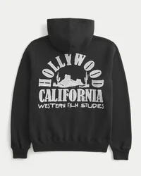 Boxy Hollywood Graphic Hoodie Boxy Hollywood Graphic Hoodie