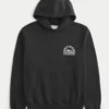 Boxy Hollywood Graphic Hoodie Boxy Hollywood Graphic Hoodie