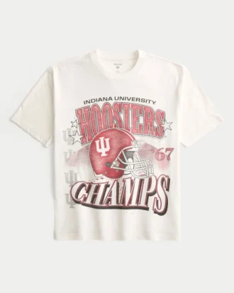 Boxy Indiana University Hoosiers Grafik-T-Shirt