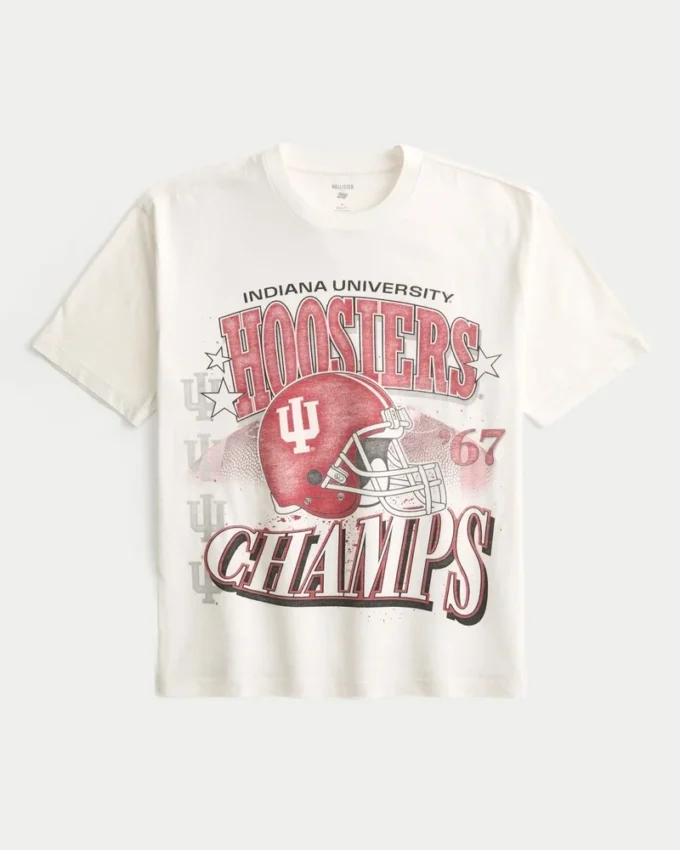 Boxy Indiana University Hoosiers Grafik-T-Shirt
