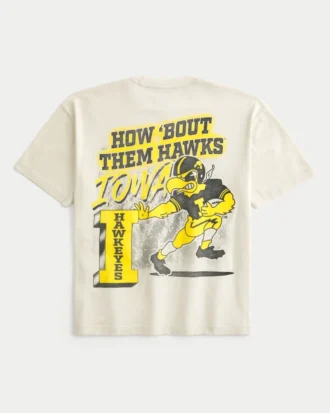 Boxy Iowa Hawkeyes Grafik-T-Shirt