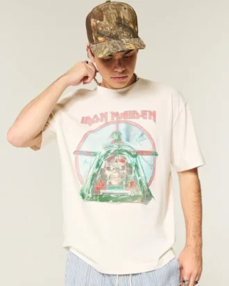 Boxy Iron Maiden Grafik-T-Shirt