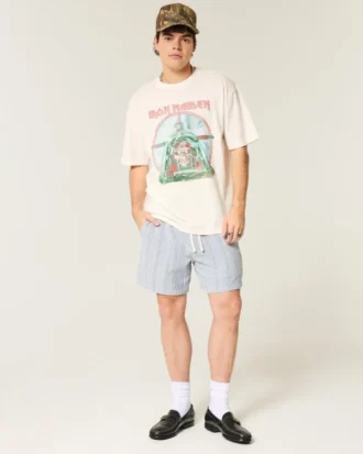 Boxy Iron Maiden Grafik-T-Shirt