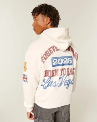 Boxy McLaren Graphic Hoodie