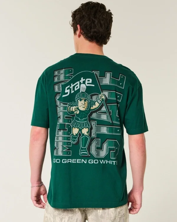 Boxy Michigan State University Graphic Tee Boxy Michigan State University Graphic Tee