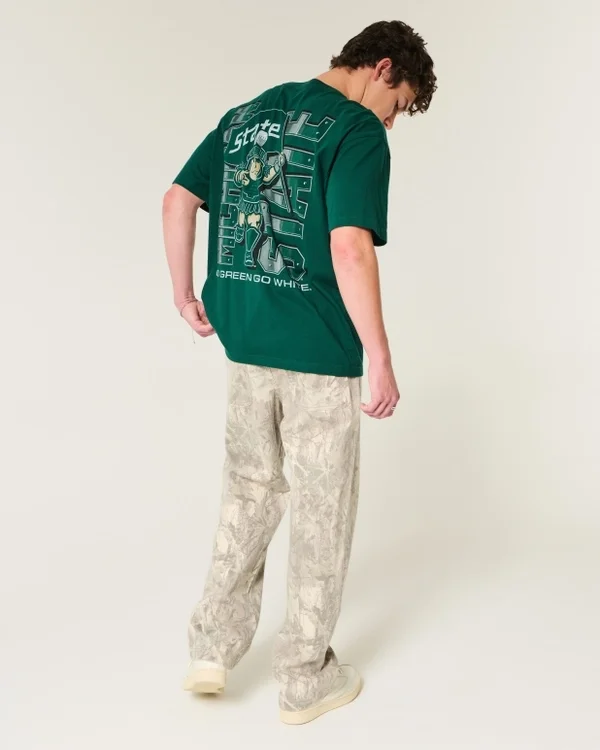 Boxy Michigan State University Graphic Tee Boxy Michigan State University Graphic Tee