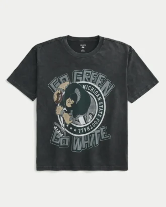 Boxy Michigan State University Spartans Grafik-T-Shirt