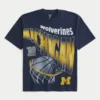 Boxy Michigan Wolverines Grafik-T-Shirt Boxy Michigan Wolverines Grafik-T-Shirt