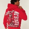 Boxy North Carolina State University Wolfpack Grafik-Hoodie