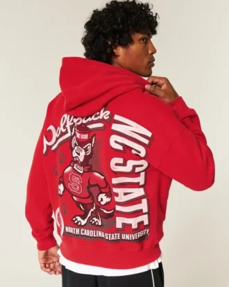 Boxy North Carolina State University Wolfpack Grafik-Hoodie