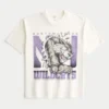 Boxy Northwestern University Wildcats Grafik-T-Shirt Boxy Northwestern University Wildcats Grafik-T-Shirt