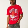 Boxy Ohio State Buckeyes Grafik-T-Shirt