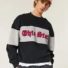 Boxy Ohio State Graphic Crew Sweatshirt