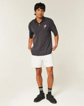 Boxy Ohio State University Buckeyes Grafik-Polo