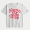 Boxy Ohio State University Buckeyes Grafik-T-Shirt Boxy Ohio State University Buckeyes Grafik-T-Shirt