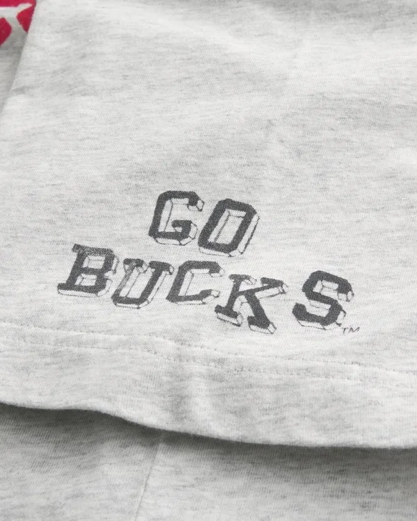 Boxy Ohio State University Buckeyes Grafik-T-Shirt Boxy Ohio State University Buckeyes Grafik-T-Shirt