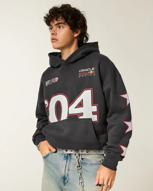 Boxy Oracle Red Bull Racing Grafik-Hoodie Boxy Oracle Red Bull Racing Grafik-Hoodie