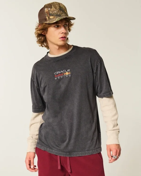 Boxy Oracle Red Bull Racing Grafik-T-Shirt Boxy Oracle Red Bull Racing Grafik-T-Shirt