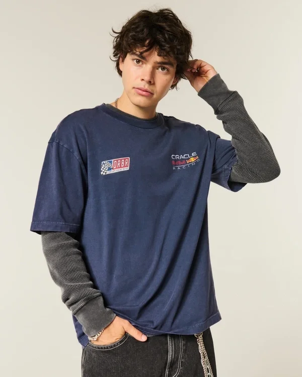 Boxy Oracle Red Bull Racing Grafik-T-Shirt Boxy Oracle Red Bull Racing Grafik-T-Shirt