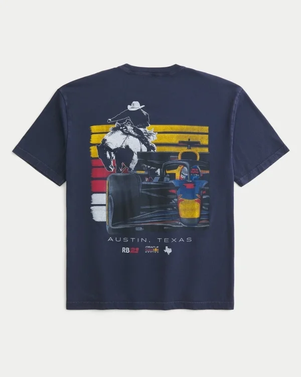 Boxy Oracle Red Bull Racing Grafik-T-Shirt Boxy Oracle Red Bull Racing Grafik-T-Shirt