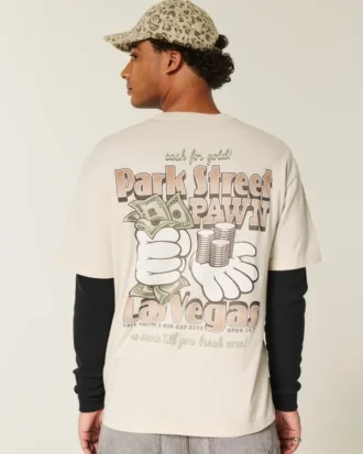 Boxy Park Street Pawn Graphic Tee Boxy Park Street Pawn Graphic Tee