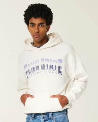 Boxy Penn State University Nittany Lions Grafik-Hoodie