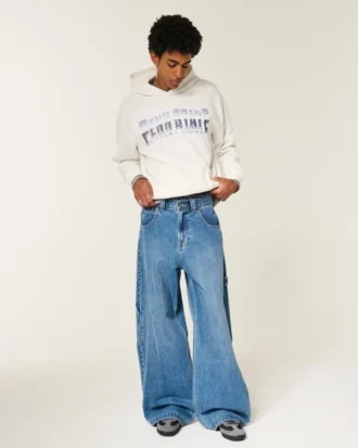 Boxy Penn State University Nittany Lions Grafik-Hoodie