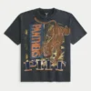Boxy Pitt Panthers Grafik-T-Shirt