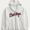 Boxy Providence Rhode Island Graphic Zip-Up Hoodie Boxy Providence Rhode Island Graphic Zip-Up Hoodie